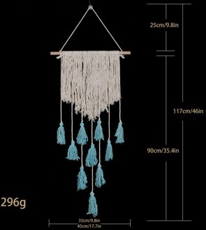 Handgemaakte Geweven Macrame Muur Opknoping Wandtapijten Bruiloft Wanddecoratie Nordic Achtergrond Muur Thuis Woonkamer Thuis Boho Decor