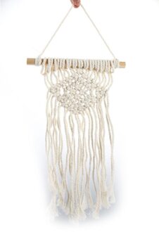 Handgemaakte Geweven Opknoping Wandtapijt Bruiloft Nordic Achtergrond Muur Woonkamer Decor