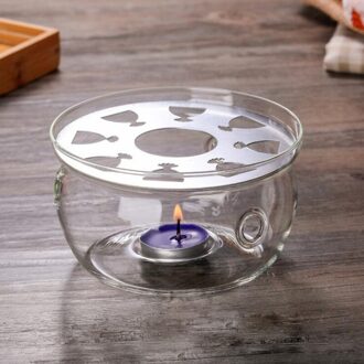 Handgemaakte Hittebestendig Glas Theepot Warm Holder Verwarming Base Thee Warmer Theepot Accessoires Houder