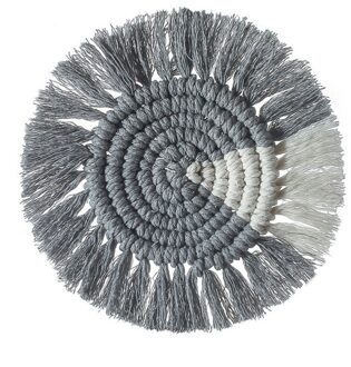 Handgemaakte Katoenen Geweven Coaster Kant Coaster Bohemian Stijl Antislip Coaster Isolatie Tafel Mat Hittebestendig Koffiekopje 02