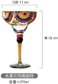 Handgemaakte Kleurrijke Cocktail Cup Europa Goblet Cup Champagne Cup Creatieve Wijn Glazen Bar Party Thuis Drinkware Huwelijksgeschenken A3