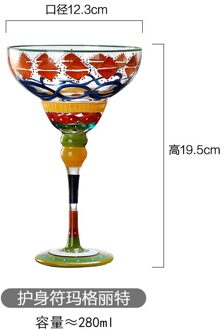 Handgemaakte Kleurrijke Cocktail Cup Europa Goblet Cup Champagne Cup Creatieve Wijn Glazen Bar Party Thuis Drinkware Huwelijksgeschenken A5