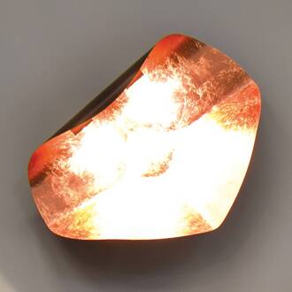 Handgemaakte led wandlamp Non So 40 cm, koper brons / oud-messing