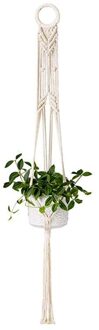 Handgemaakte Macrame Plant Hanger Indoor Muur Opknoping Planter Mand Bloempot Houder Home Decor Opknoping Planter