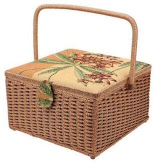 Handgemaakte Naaien Storage Case, Handgemaakte Breien Tool, Draad Naald Opbergdoos Organizer Voor Huishoudelijke Borduren