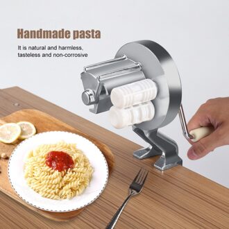 Handgemaakte Spaghetti Pasta Maker Cutter Aluminium Noodle Druk Maken Machine