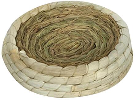 Handgemaakte Stro Vogelnest Duif Vogel Huis Papegaai Vogelnest Uitkomen Bed Voor Parkiet Komvormige Nest Vogel Kooien accessoires