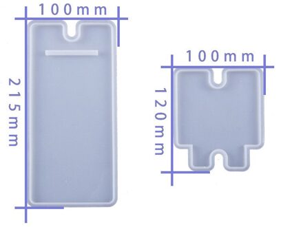 Handgemaakte Telefoon Stands Siliconen Mallen Mobiele Telefoon Beugel Siliconen Mal Diy Telefoon Houder Epoxyhars Mallen Art Craft wit