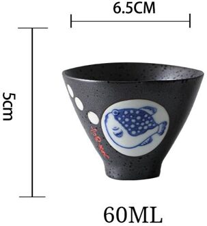 Handgeschilderde Koffie Cups Sake Cup Klein Wijnglas Drinken Thee Cup Fruit Wijn Witte Wijn Cup Kleine Capaciteit drinken Theekopje