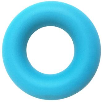 Handgreep Strengthener En Vinger Uitoefenaar Draagbare O-Vorm Handgreep Onderarm Ring Hand Exerciser Siliconen Knijper Grijper Blauw