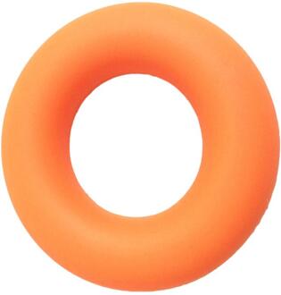 Handgreep Strengthener En Vinger Uitoefenaar Draagbare O-Vorm Handgreep Onderarm Ring Hand Exerciser Siliconen Knijper Grijper Oranje
