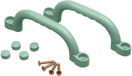 Handgreep Voor Speeltoestel Kunsstof Pastelgroen - 2 Stuks