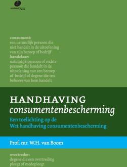 Handhaving consumentenbescherming - Boek W.H. van Boom (907732089X)