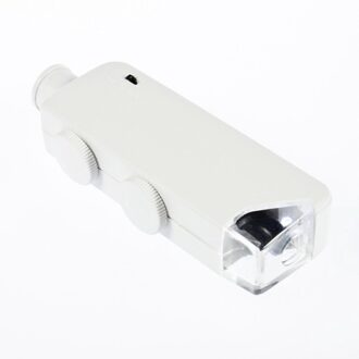 Handheld 160X-200X Zoom Lens Led Verlichte Pocket Microscoop Vergrootglas Loupe Outdoor Gereedschap Mini Microscoop Pocket 160X-200X