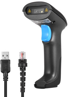 Handheld 3-in-1 Barcode Scanner BT & 2.4G Wireless & Wired 1D 2D Bar Code Reader met Ontvanger USB Kabel voor Mobiele Betaling