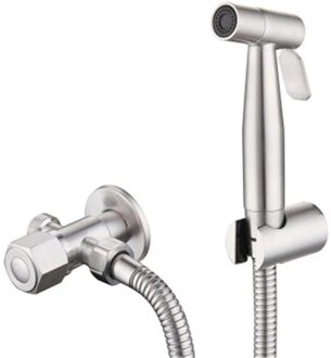 Handheld Bidet Kraan Sproeier Toilet Hand Spuiten Rvs Bidet Set Wc Bidet Sproeier Zelfreinigende Voor Badkamer