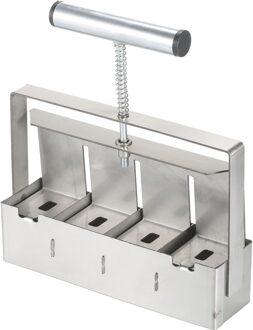 Handheld Bodem Blocker 2in Bodem Blok Maker Bodem Blokkeren Met Dibbles Voor Tuin Prep Met 50 Stuks Herbruikbare Plant Label marker Soil blocker enkel en alleen