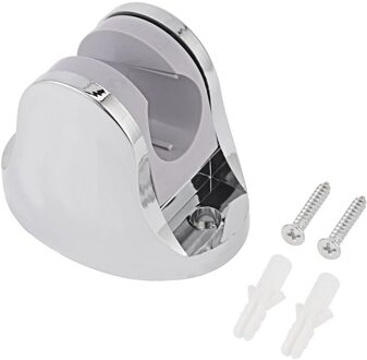 Handheld Douchestraal Hoofd Houder Beugel Badkamer Wall Mount Silver Plastic Verstelbare Cradle Badkamer Douche Beugel
