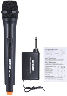 Handheld Draadloze Unidirectionele Dynamische Microfoon Voice Versterker Voor Karaoke Meeting Ceremonie