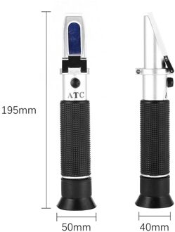 Handheld Dual Schaal Zeewater Zoutgehalte Refractometer Meter Salimeter 0 ~ 10% Meting Tool Voor Aquarium Zeewater Monitoring