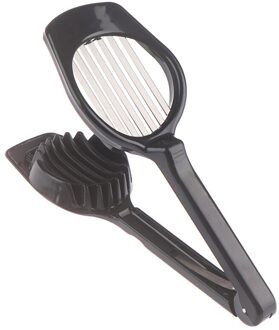 Handheld Ei Slicer Paddestoel Kiwi Divider Tomaat Snijmachine Voor Keuken Accessoires Creativemultifunction Groentesnijder zwart