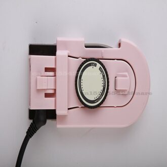 Handheld Elektrische Ijzer Usb Opladen Huishoudelijke Kleine Vouwen Kleren Strijken Machine Mini Draagbare Reizen Elektrische Ijzer roze