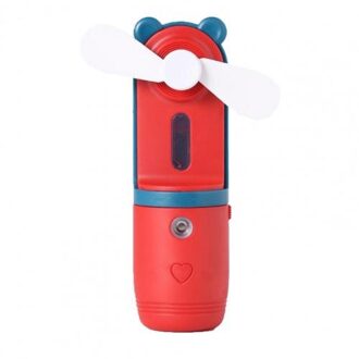 Handheld Fan Brede Toepassing Waternevel Draagbare Home Handheld Fan Voor Handheld Fan rood