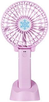 Handheld Low Noise Multifunctionele Mini Oplaadbare Persoonlijke Draagbare Bureau Wandelwagen Tafel Fan Cooling Elektrische Ventilator roze