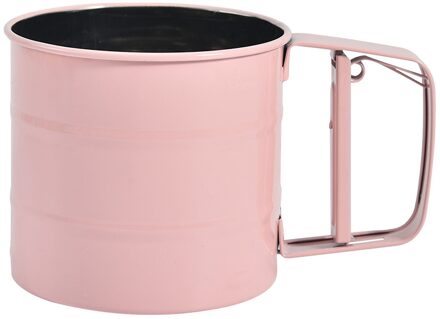 Handheld Meel Shaker Rvs Mesh Zeef Cup Icing Suiker Bakken Tool Semi-Automatische Taart Gebruiksvoorwerpen Cacaopoeder Bakken Tool