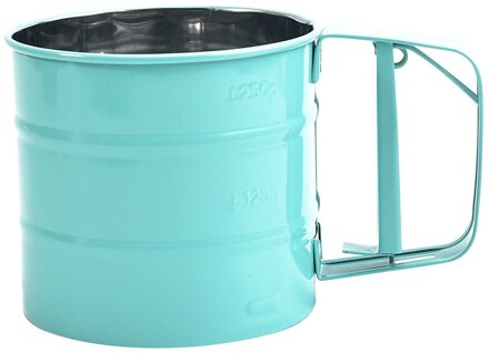 Handheld Meel Shaker Rvs Mesh Zeef Cup Icing Suiker Bakken Tool Semi-Automatische Taart Gebruiksvoorwerpen Cacaopoeder Bakken Tool