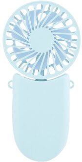 Handheld Mini Fans Draagbare Vouwen Kleine Ventilator Usb Opladen Handheld Elektrische Desktop Fan Zomer Luchtkoeler Voor Outdoor # P40 Blauw