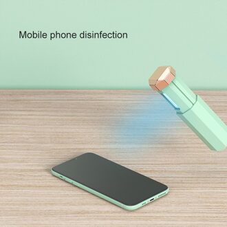 Handheld Mini Uv Desinfectie Lamp Draagbare Telescopische Sterilisator Licht Voor Home Reizen Dq groen