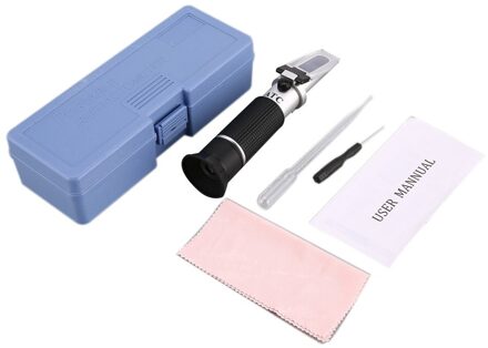 Handheld Refractometer Brix 0 ~ 32% Wort Sg 1.000 ~ 1.130sg Concentratie Optische Bier Inhoud Meter Mini Atc Meten Tester