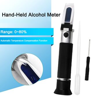 Handheld Refractometer Handleiding 1Pc Schroevendraaier Duurzaam Mini Atc Huishoudelijke Benodigdheden Dropper Meten Alcohol Tester
