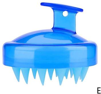 Handheld Siliconen Hoofd Massage Borstel Zacht Haar Hoofdhuid Borstel Wassen Kam Borstel Siliconen Wassen Massage Borstel Beauty Tool