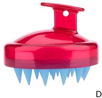Handheld Siliconen Hoofd Massage Borstel Zacht Haar Hoofdhuid Borstel Wassen Kam Borstel Siliconen Wassen Massage Borstel Beauty Tool