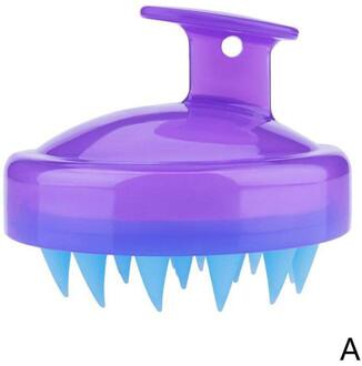 Handheld Siliconen Hoofd Massage Borstel Zacht Haar Hoofdhuid Borstel Wassen Kam Borstel Siliconen Wassen Massage Borstel Beauty Tool