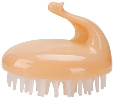 Handheld Siliconen Hoofdhuid Massage Kam Borstel Wassen Kam Mini Hoofd Meridiaan Massage Grove Kam als pic