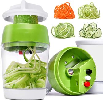 Handheld Spiralizer Groente Fruit Slicer Verstelbare Spiraal Rasp Cutter Salade Gereedschap Courgette Noodle Spaghetti Maker 02