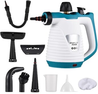 Handheld Steam Cleaner 1050W High Temperature Pressurized Steam Cleaning Tool with 9PCS Accessory Portable Multifunction Steamer for Kitchen Sofa Bathroom Car Window