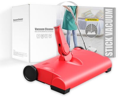 Handheld Stofzuiger Sterke Zuigkracht Draadloze Opladen Floor Veegmachine Draagbare Stofafscheider Huishoudelijke Afzuiger Rood