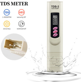 Handheld Tds Water Tester Pocket Aquarium Zwembad Analyze Meter Pen Monitor Voor Drinkwater