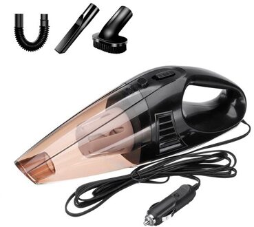 Handheld Vacuüm 12V Krachtige Cyclone Zuigkracht Draagbare Mini Stofzuiger Voor Auto Auto Thuis Huisdier Haar Cleaning Tools Nat droog Gebruik zwart