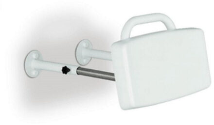 Handicare Rugleuning Handicare Linido Aangepast Sanitair 40x26,5 cm Wit
