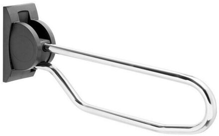 Handicare Toiletbeugel Handicare Linido Opklapbaar Aangepast Sanitair 60 cm RVS Gepolijst Antraciet Handicare
