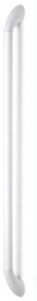 Handicare wandbeugel 107cm, recht, wit