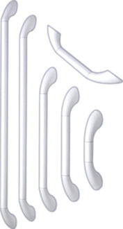 Handicare Wandbeugel Handicare Linido Recht Aangepast Sanitair 45,7 cm Wit