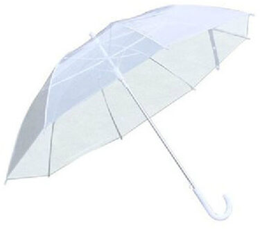 Handig en Lichtgewicht Leisure Draagbare Mode Transparante Vrouwen Mini Clear Regen Paraplu PVC Dome voor Wedding Party Favor