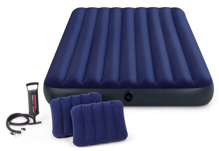 Handig Thuis Luxe Streep Dubbele Opblaasbare Bed Outdoor Tent Opblaasbare Matras Strand Luchtbed