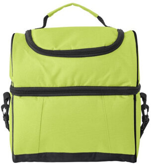 Handige koeltas lime/zwart 12 liter